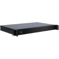 Inter-Tech IPC-K-126L, Rack, Server, Schwarz, Mini-ITX, Stahl, 1U