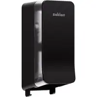 Satino by Wepa HYGINITY Doppelrollen-System-Toilettenpapier Spender JT3 schwarz
