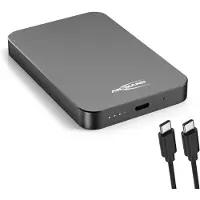 Ansmann 1700-0198, 5000 mAh, Lithium Polymer (LiPo), Power Delivery, Kabelloses Aufladen, 3,7 V, Anthrazit