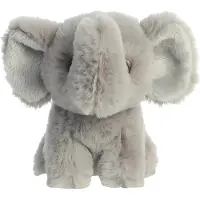 Aurora Plüschtier Elefant, flauschiger Plüsch, 13 cm, grau, Eco Nation