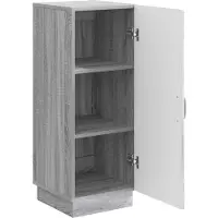 vidaXL Sideboard Graues Sonoma 33 x 34,5 x 87 cm Holzwerkstoff