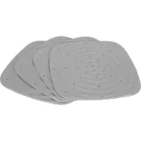 Gistuch 4pcs Hühnchen -Nistkissen -Waschmaschinenbox wiederverwendbare Bettwäsche -Matte Auskleidung Grau