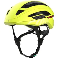 CRNK Fahrradhelm Angler Alpha - Lime - M - Bluetooth - LED - Blinker