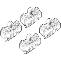 Nordrive Dachträgerfuß N21237 Fahrzeugdach für SEAT Leon IV (KL1)