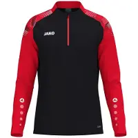 Jako Kinder Trainingstop Ziptop Sonic 8626-812 152 - Schwarz/Rot - 152