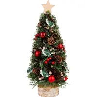 Magic Home Baum MagicHome Weihnachten, auf Sockel, mit Stern, 18x40 cm