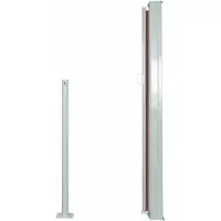 Syfax Ausziehbare Seitenmarkise 120x300 cm Braun