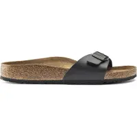 Birkenstock Madrid Birko-flor Damen Pantoletten Black Narrow-fit Größe 44