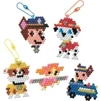 AquaBeads Mega Set Pat'Patrouille, 800 Perlen, Bastelset ab 4 Jahren, Inklusive Schlüsselanhänger