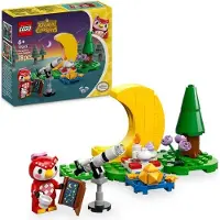 LEGO Animal Crossing Sternenbeobachtung mit Celeste, Bauspielzeug, Camping Thema, Minifigur, Zubehör