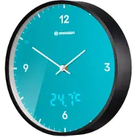 Bresser Mytime Led-wanduhr Mit Temperaturanzeige