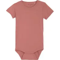 Minymo Body k/ä - Viskose - Verwelkt Rose - - 68 - Body K/Ä
