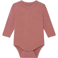Minymo Body l/ä - Viskose - Verwelkt Rose - - 68 - Body L/Ä