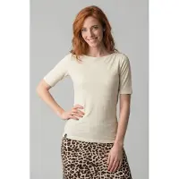 Alife & Kickin Rundhalsshirt , Damen, Gr. XL, beige (weiß), 100% Baumwolle (Bio), Rundhals, Shirts Rundhalsshirt
