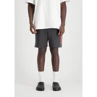 Alpha industries 1100000002199 "Alpha Puff Print Short", Herren, Gr. S, Normalgrößen, grau (vintage grau), Obermaterial: 80% Baumwolle, 20% Polyester, Hosen 1100000002199