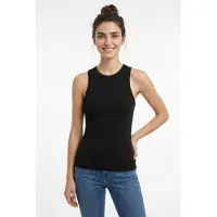 Replay Ripptanktop , Damen, Gr. S, schwarz, Single Jersey, Obermaterial: 49% Modal, 44% Baumwolle, 7% Elasthan, unifarben, slim fit normal, Rundhals, Tops Ripptanktop, im Slim Fit