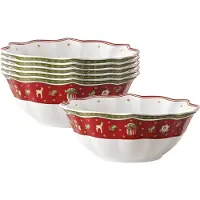 Villeroy & Boch Schale "Bols Toy's Delight 550 ml 6er Set bunt", bunt, L:19,5cm, Schüsseln, Schale