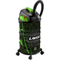 Lavor RUDY 30 S, 1200 W, Zylinder-Vakuum, Trocken&Nass, Staubbeutel, 30 l, Schwarz, Grün