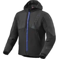 REV'IT! Revit Potential GTX wasserdichte Motorrad Textiljacke, schwarz/anthrazit, XL