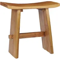 Syfax Massivholz Teak Hocker 50 x 30 x 50 cm