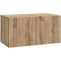 Syfax Wandmontierter TV-Schrank 59,5 x 31 x 30 cm Artisan-Eiche