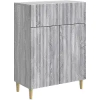 vidaXL Sideboard Graues Sonoma 66 x 34,5 x 90 cm Holzwerkstoff