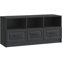 Syfax TV-Schränk Schwarz 102 x 34,5 x 47 cm Holzwerkstoff