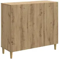 Syfax Sideboard Artisan-Eiche 89 x 34,5 x 80 cm Holzwerkstoff