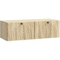 Syfax Wandmontierter TV-Schrank Sonoma-Eiche 98 x 41 x 30 cm