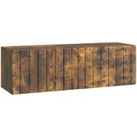 Syfax Wandmontierter TV-Schrank 98 x 31 x 30 cm Raucheiche