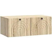 Syfax Wandmontierter TV-Schrank Sonoma-Eiche 78,5 x 41 x 30 cm
