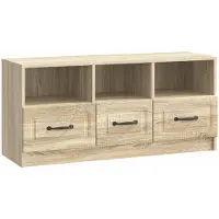 Syfax TV-Schränk Sonoma-Eiche 102 x 34,5 x 47 cm Holzwerkstoff