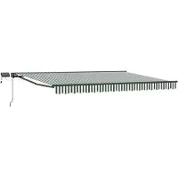 Syfax Manueller Markisenrahmen mit LEDs 4,5 x 3,5 m