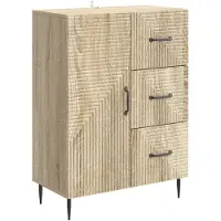 Syfax Sideboard Sonoma-Eiche 66 x 34,5 x 89,5 cm Holzwerkstoff