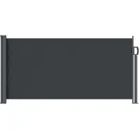 Syfax Ausziehbares Seitenmarkise 300 x 100 cm Polyester Rechteckig