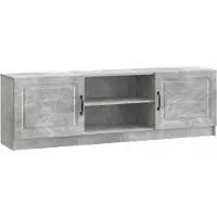 Syfax TV-Schränk Betongrau 150 x 31 x 47 cm Holzwerkstoff