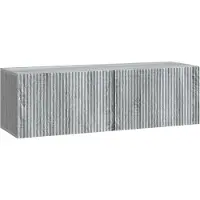 Syfax Wandmontierter TV-Schrank 98 x 31 x 30 cm Sonoma-Grau