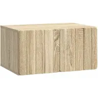 Syfax Wandmontierter TV-Schrank 59,5 x 41 x 30 cm Sonoma-Eiche