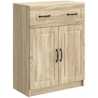Syfax Sideboard Sonoma-Eiche 66 x 34,5 x 87 cm Holzwerkstoff