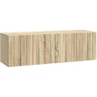 Syfax Wandmontierter TV-Schrank 98 x 31 x 30 cm Sonoma-Eiche