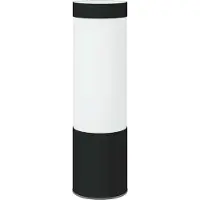 vidaXL Außenwandleuchte 2 Stk. Schwarz 12 x 8,5 x 27 cm