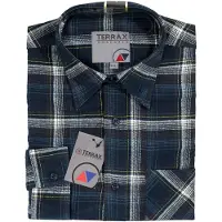 Terrax Workwear Flanellhemd "Flanellhemd 105 cm"