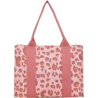 Fritzi aus Preußen Schultertasche Tote Shopper Canvas Leo Brick rosa