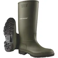 Dunlop Gummistiefel "Pricemastor", Damen, Gr. 35, grün, Obermaterial: 100% PVC PVC., Schuhe Gummistiefel