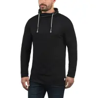 Blend Langarmshirt "Langarmshirt BHPallo", Herren, Gr. XL, schwarz, Obermaterial: 60% Baumwolle CO. 40% Polyester PES., Shirts Langarmshirt