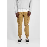 Alpha industries Cargohose "Spy Pant", Herren, Gr. 30, Normalgrößen, grün (khaki), Obermaterial: 98% Baumwolle, 2% Elastan. Futter: 100% Baumwolle, Hosen Cargohose