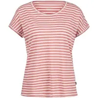 Stoic - Women's Merino155 LaholmSt. Loose Shirt Striped - Merinoshirt Gr S rosa