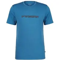 Stoic - Merino155 LaholmSt. Print T-Shirt Ridge - Merinoshirt Gr 4XL blau