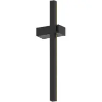 Vision Minimalistische schwarze Stab-Wandleuchte 30 cm für Wohnzimmer Schlafzimmer warme Farbe LED 4W Milagro