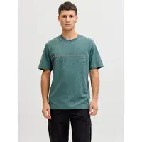 Jack & Jones "JCOFUSION CHEST BRAND TEE SS CREW SN" Materialmix, regular fit